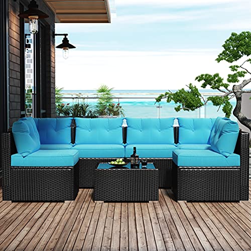 amolife 7 piece patio set