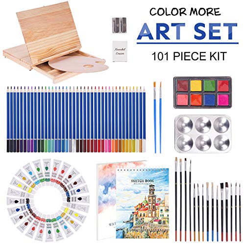 Shop 101 Piece Deluxe Art Set with 2 Drawing at Artsy Sister.