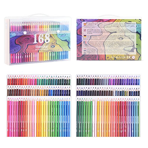 Shop 168 Colored Pencils - 168 Count Includin at Artsy Sister.