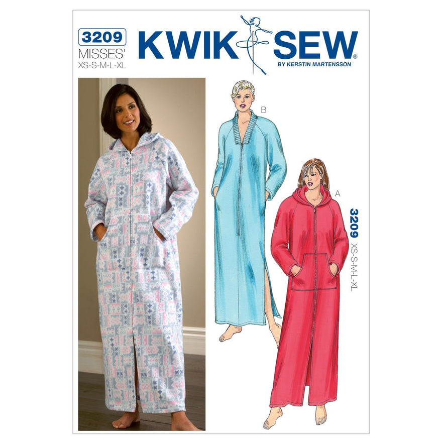 Shop Kwik Sew K3209 Robes Sewing Pattern, Siz at Artsy Sister.