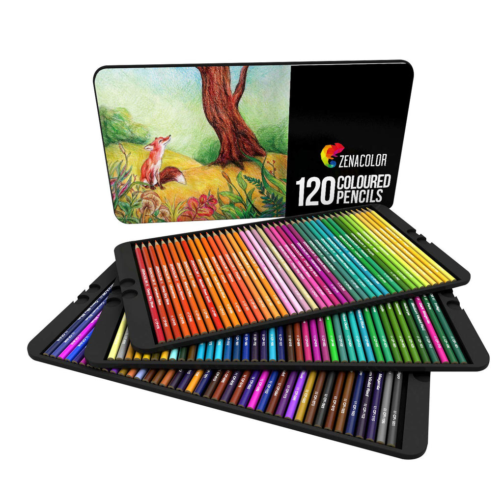 Shop 120 Colored Pencils Set, Numbered, with at Artsy Sister.