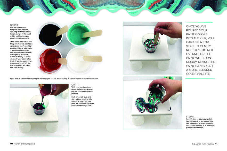 Shop The Art of Paint Pouring: Tips, techniqu at Artsy Sister.