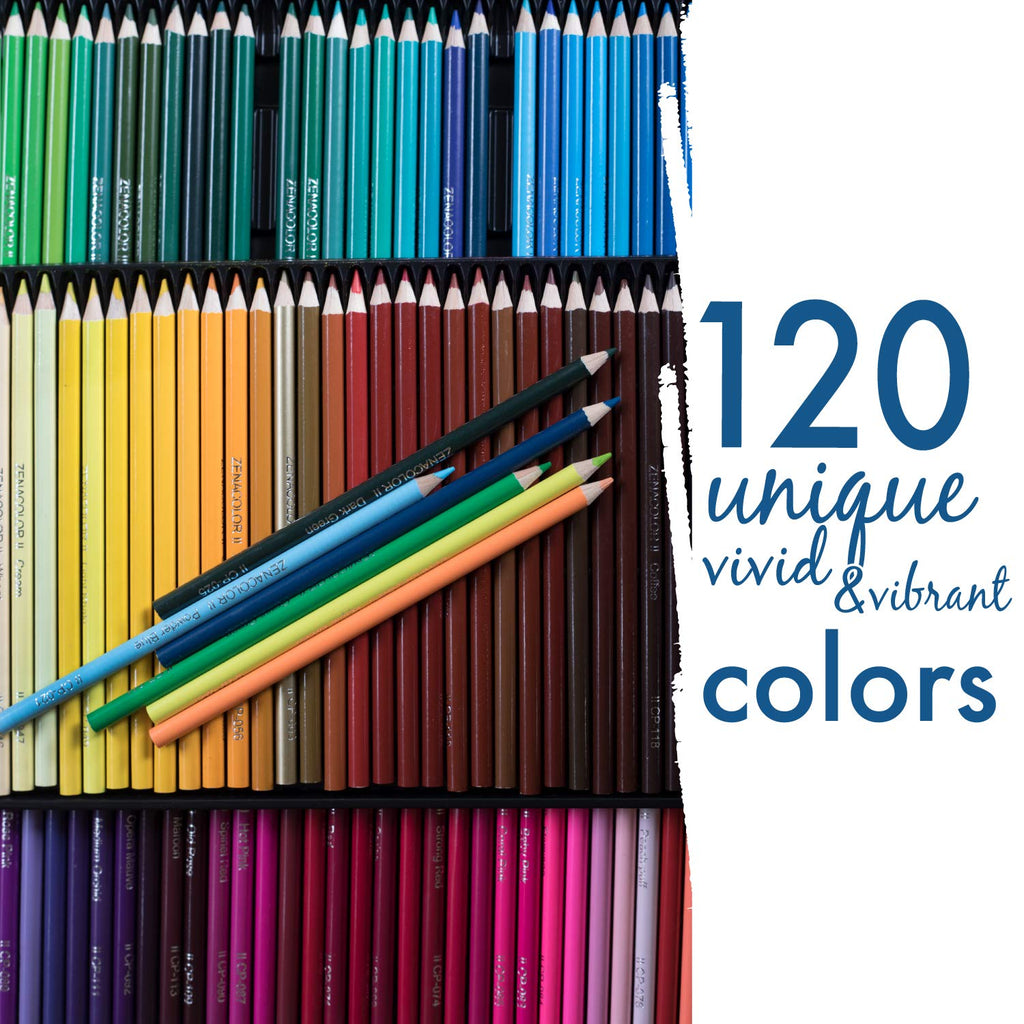 Shop 120 Colored Pencils Set, Numbered, with at Artsy Sister.