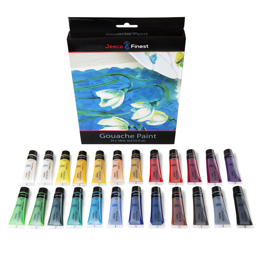 Shop Gouache Paint Set 24x18mL Nontoxic Pr at Artsy Sister.