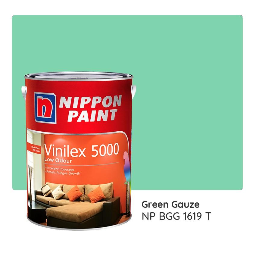 Nippon Paint Vinilex 5000 Np Bgg 1619 T Green Gauze
