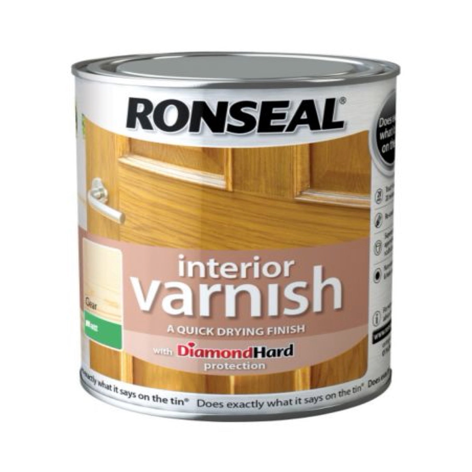 Ronseal Diamond Hard Floor Varnish Clear Matt 2 5l Homefix Online