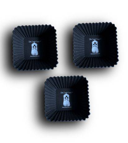 THE CANDLE DADDY'S "RUBBERS" - (3) SQUARE SILICONE WAX WARMER LINERS -RE-USUABLE - MUST HAVE FOR ALL WAX MELT USERS!