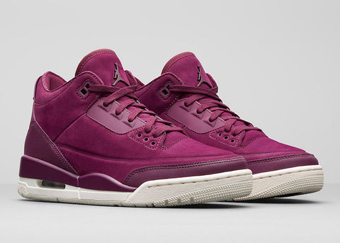 jordan 3 burgundy