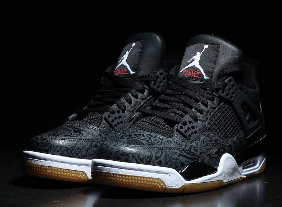 aj4 laser black gum