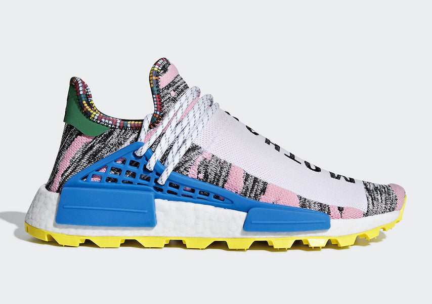 adidas NMD Hu Pharrell x BBC Blue Plaid UK 4 US 4 5