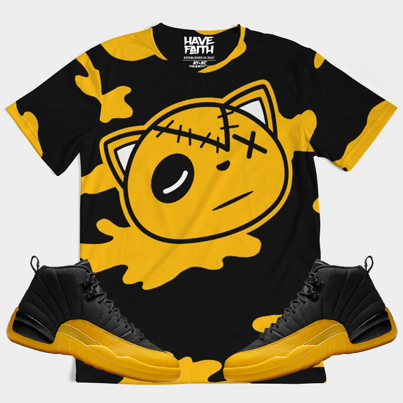 university gold 12s shirt