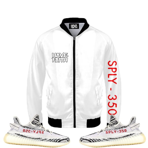 yeezy zebra jacket