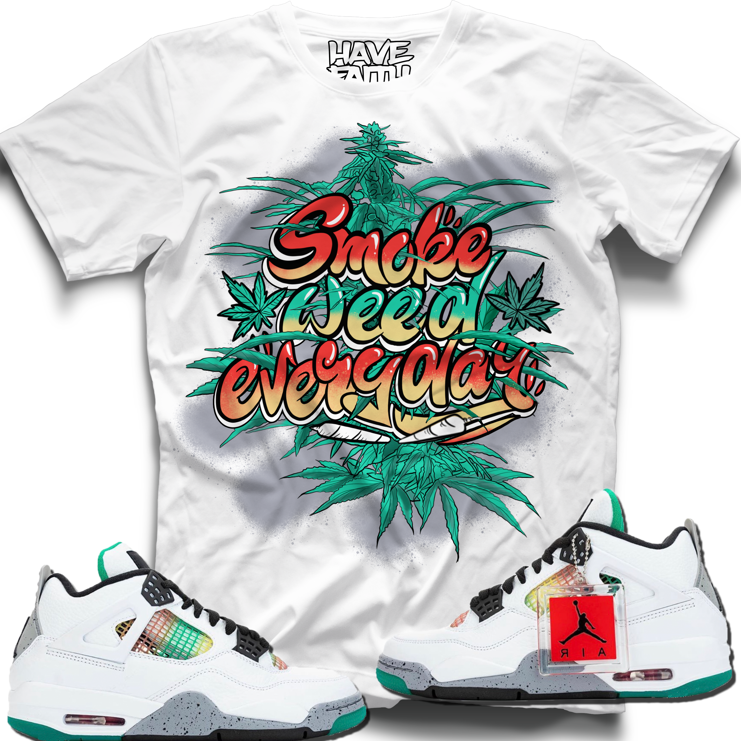 rasta jordan shirt