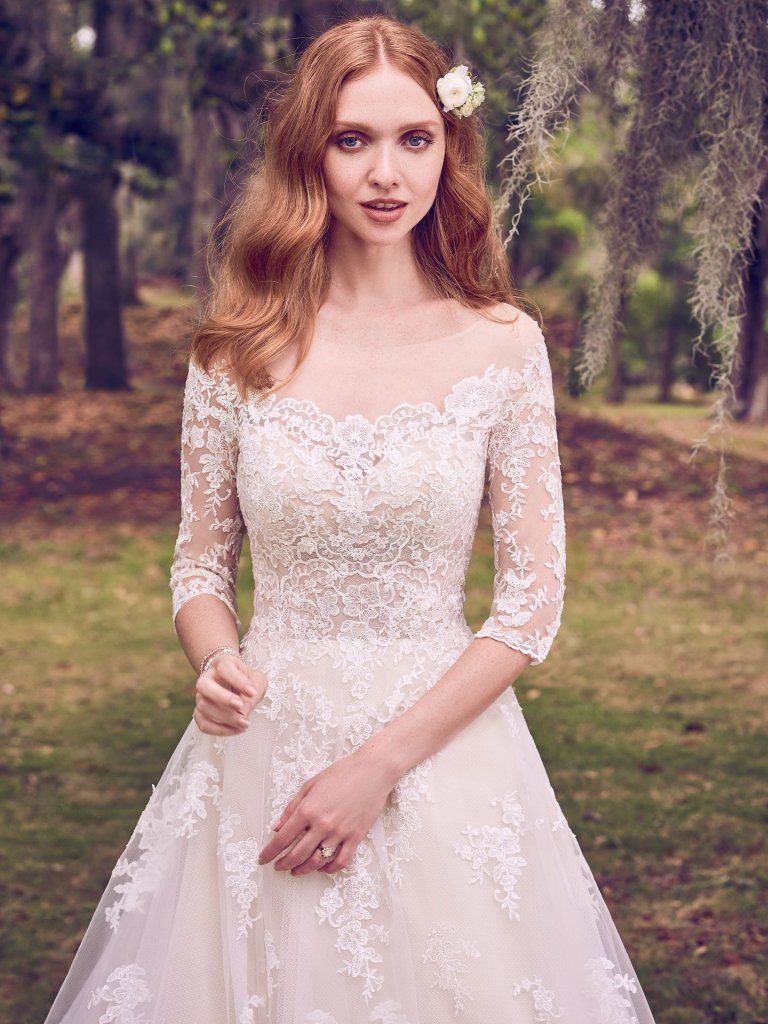 maggie sottero a line wedding dresses