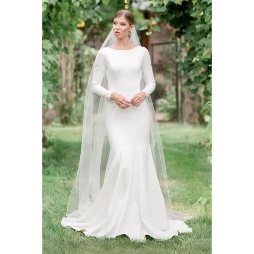 Modest by Mon Cheri TR22182 Wedding Dress