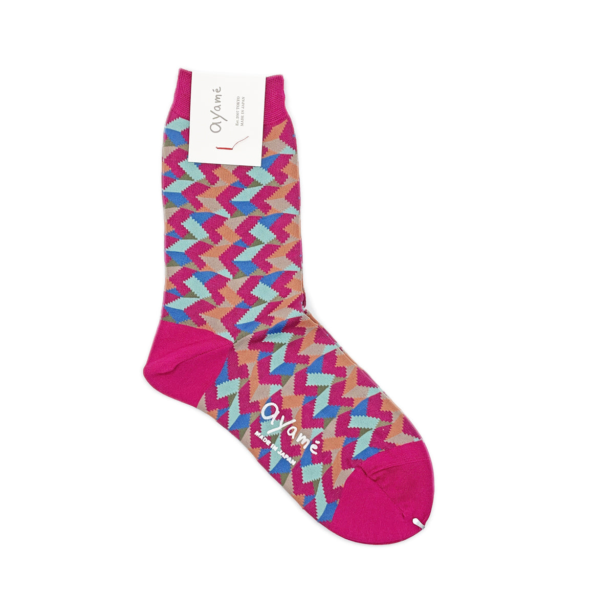 WOMENS・Thunder socks・AYM002/2301/N – Ayamé socks / Ayameweaves Co.,Ltd.