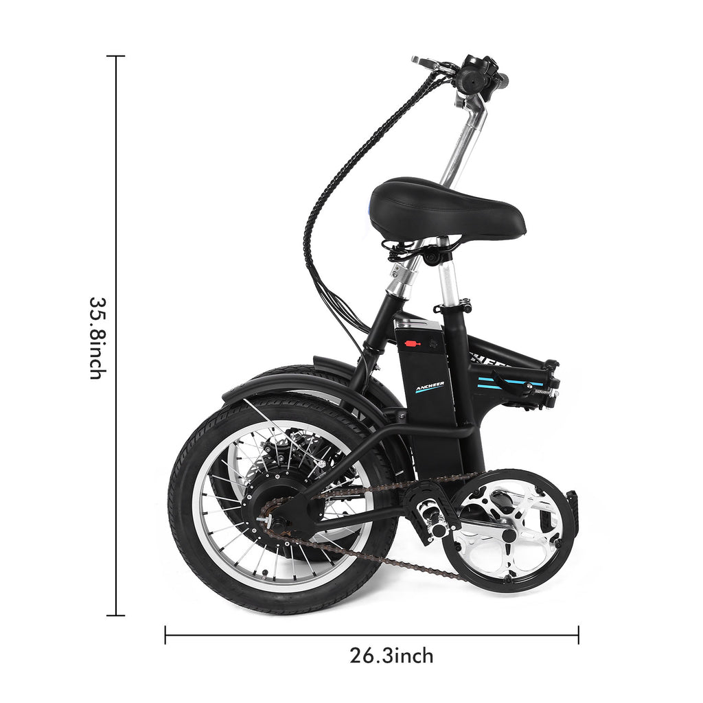 ancheer 20 inch wheel folding city commuter electric bike