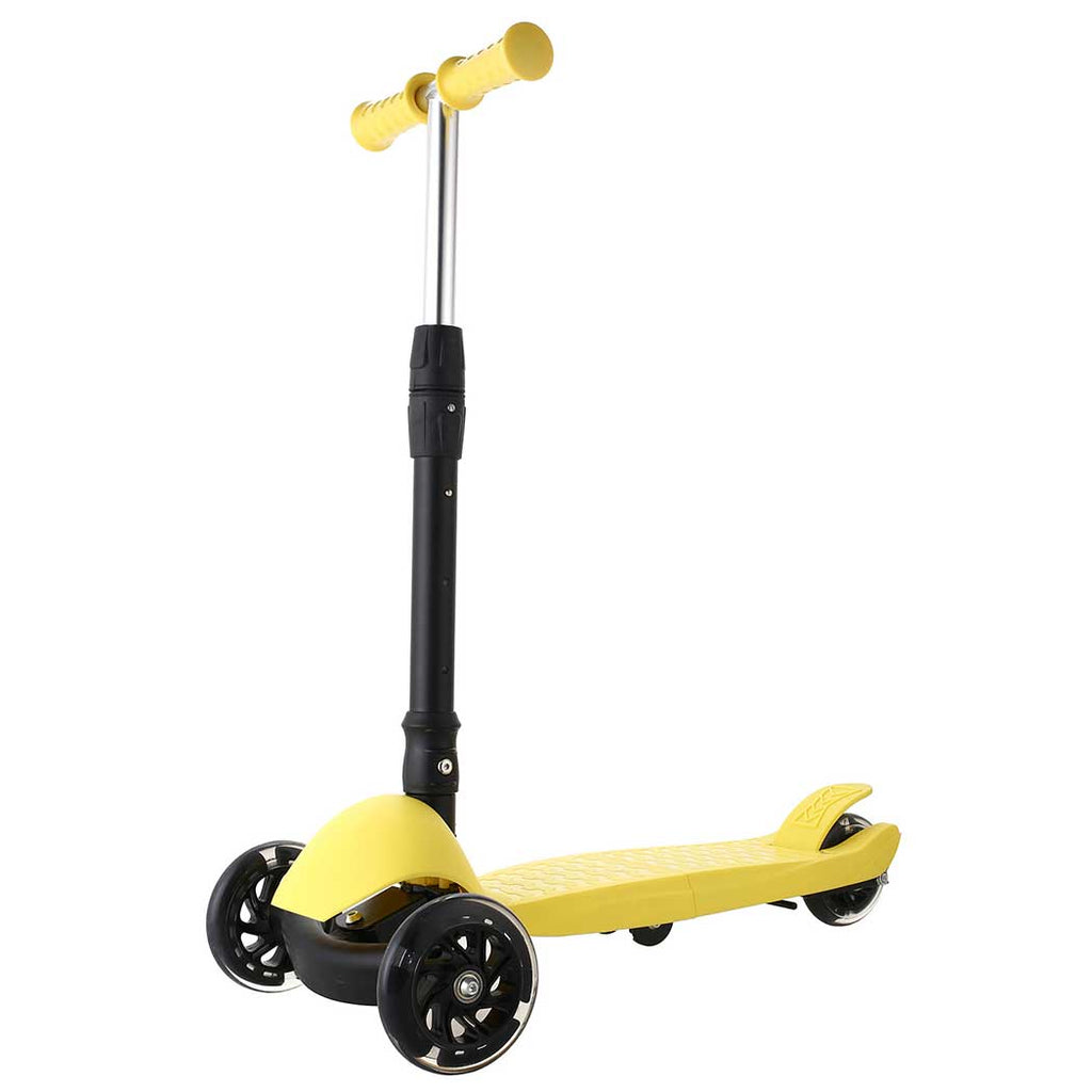 kids yellow scooter