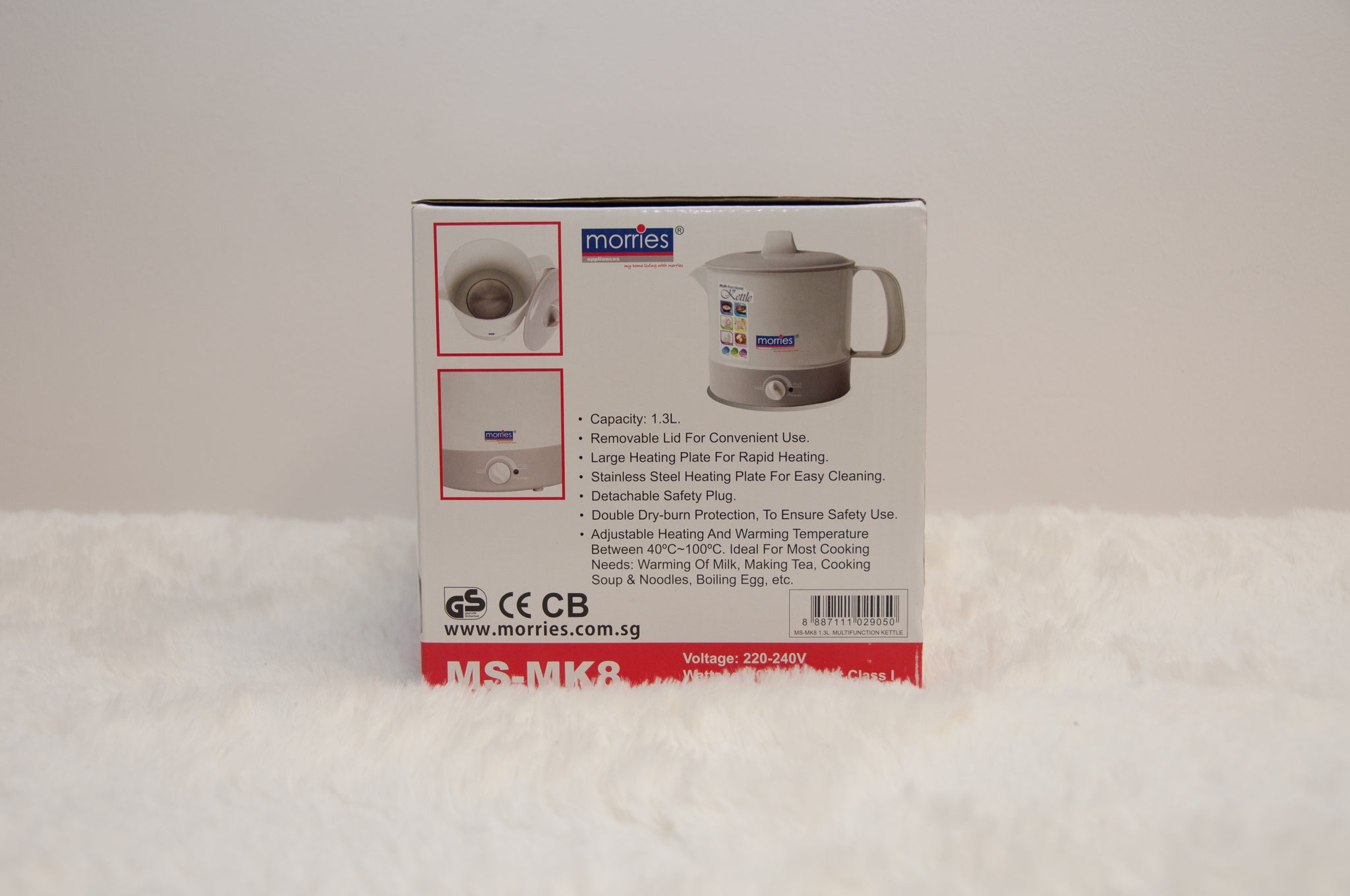 morries stainless steel kettle