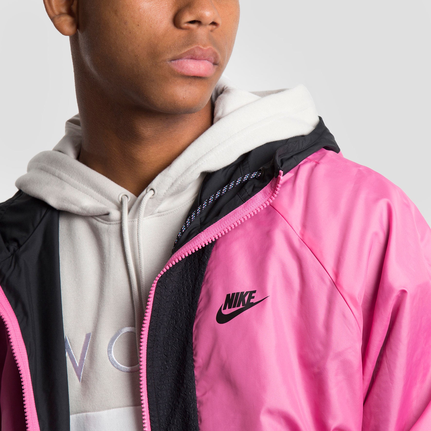 pink nike jacket mens