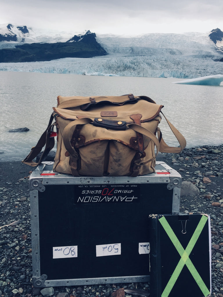 445 Billingham camera bag on location in Iceland. Photo by Steven Hall.