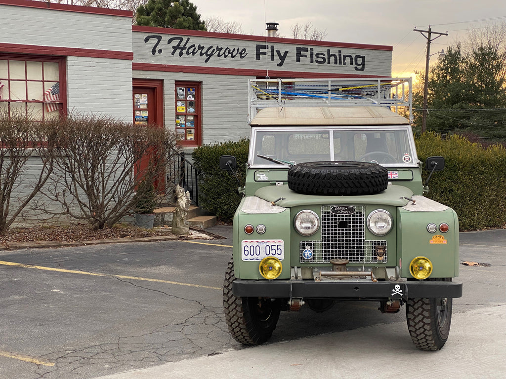 T. Hargrove Fly Fishing with Land Rover. By Gary Etheridge.