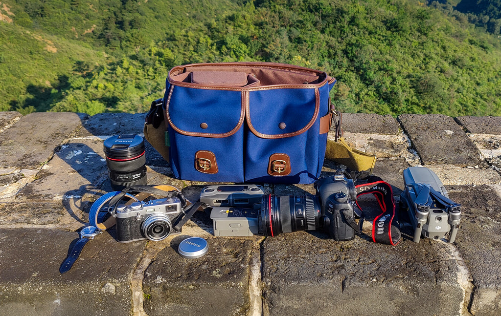 Billingham Hadley One and Yang Dong's equipment