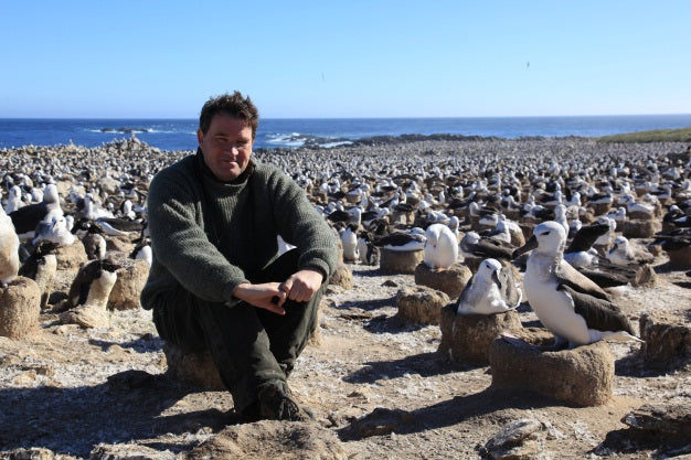 Alastair Fothergill during filming