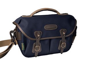 Billingham Hadley Small Pro Camera Bag (Navy Canvas / Chocolate Leather)