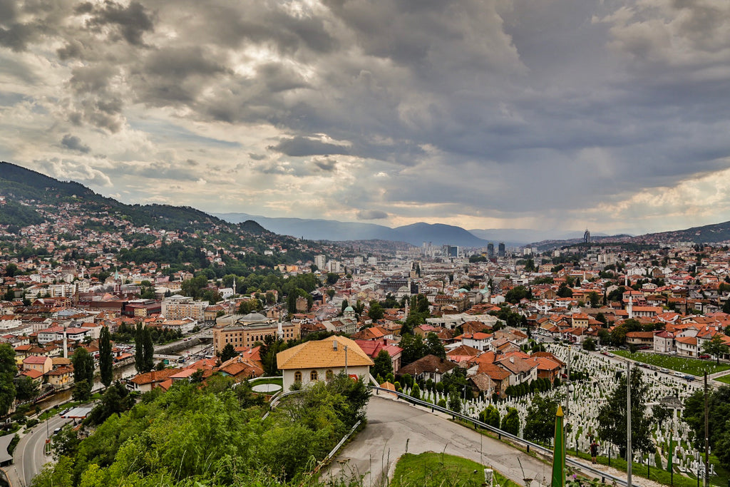 View over Sarajevo, Bosnia. Photo by Oggi Tomic.