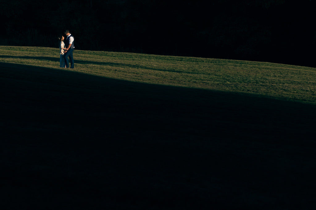 Finding that magical early evening light whilst shooting a wedding in Cornwall – Photo by Chris Johnson.