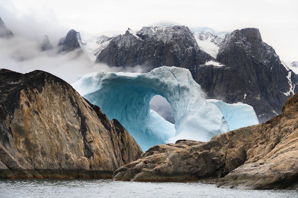 Ice Arch in Greenland - Photo by Joe Shutter