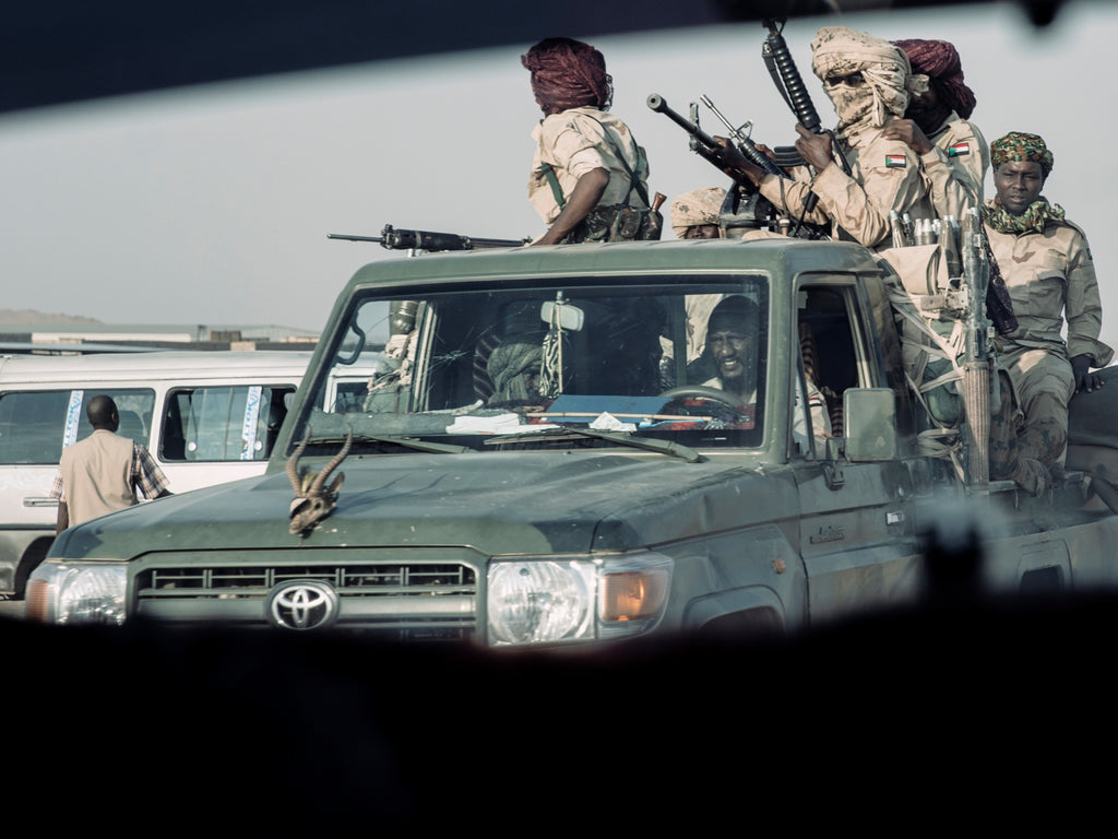 Rapid Support Forces Darfur, Sudan. © Paddy Dowling/QCharity