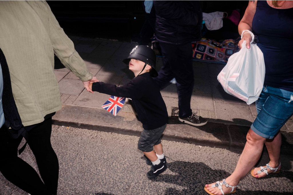 Photo from the celebrations for the Royal wedding in Windsor, 2018. Photo by Sarah Lee.