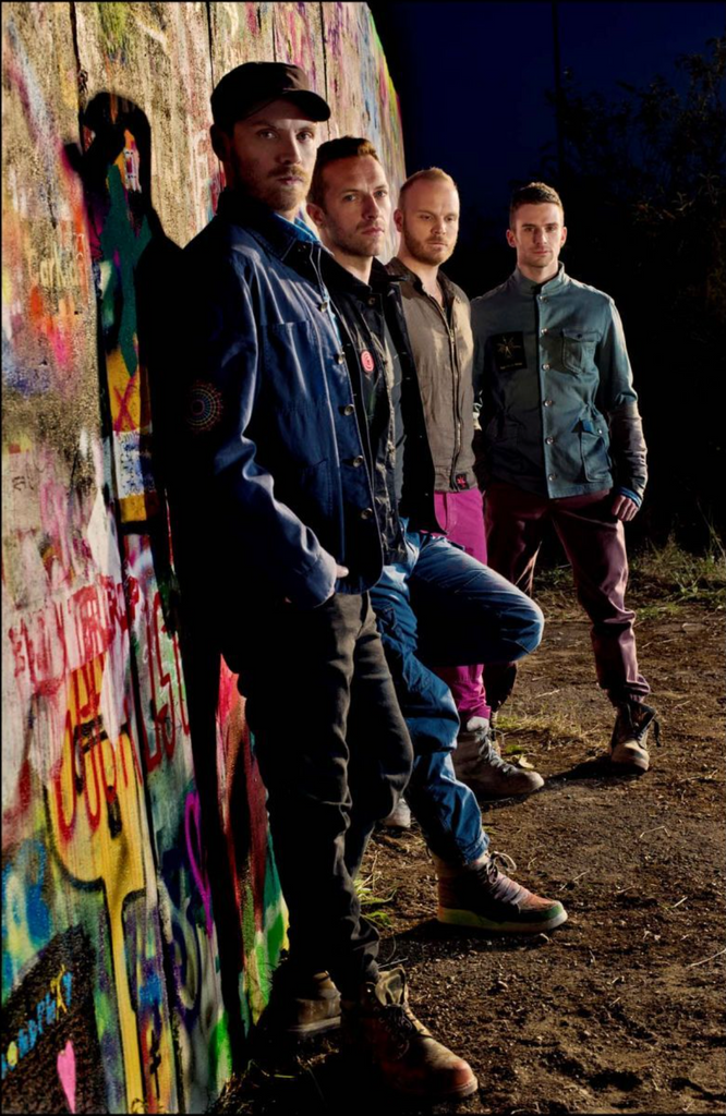 Coldplay shot for their album Mylo Xyloto - Photo by Sarah Lee