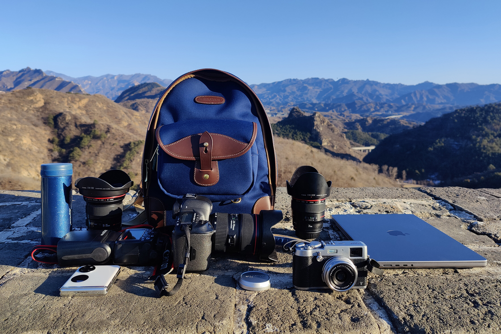 Billingham 35 Rucksack with cameras by Yang Dong