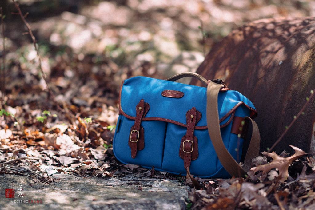Billingham Hadley Pro Camera Bag - Imperial Blue Canvas / Tan Leather.  Photo by Liang Dong.
