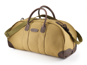 Weekender Duffel Bag (Khaki FibreNyte / Chocolate Leather)