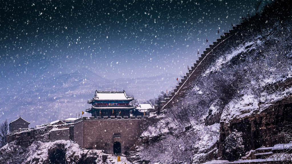 Snow in Shanxi Niangzi pass Great Wall by Yang Dong