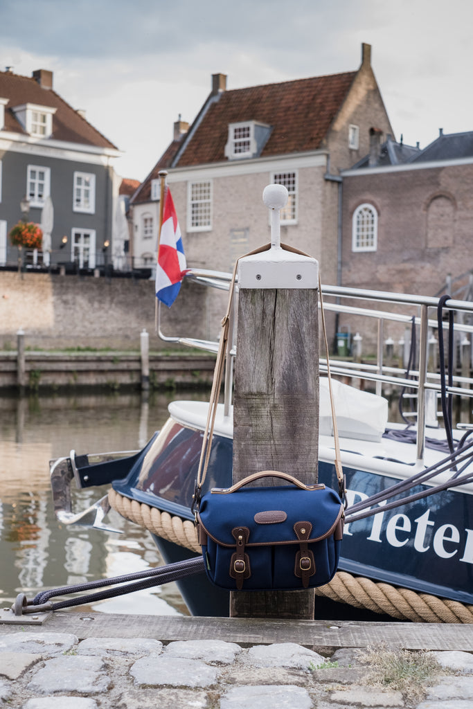 The Billingham Hadley Small Pro at the docks in the historic city of Heusden