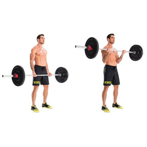standing barbell bicep curl