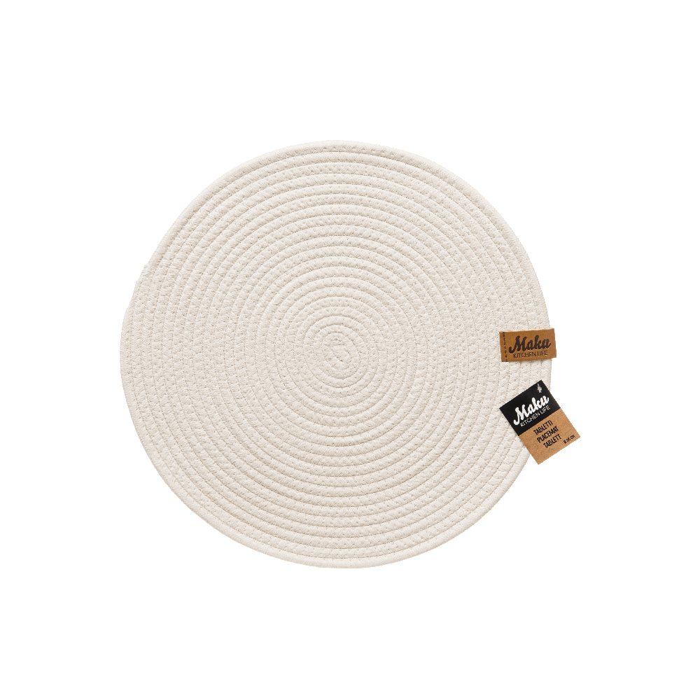 Cotton Rope Placemat by Maku White