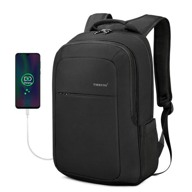 smart backpack with usb charging port