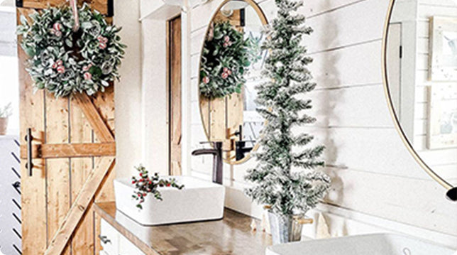 10 Easy Christmas Bathroom Decor Ideas 2022