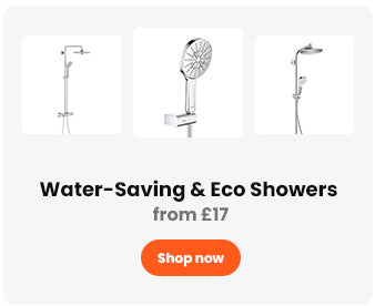 Shop Water-Saving and Eco-Friendly Showers from £17 at www.unbeatablebathrooms.co.uk