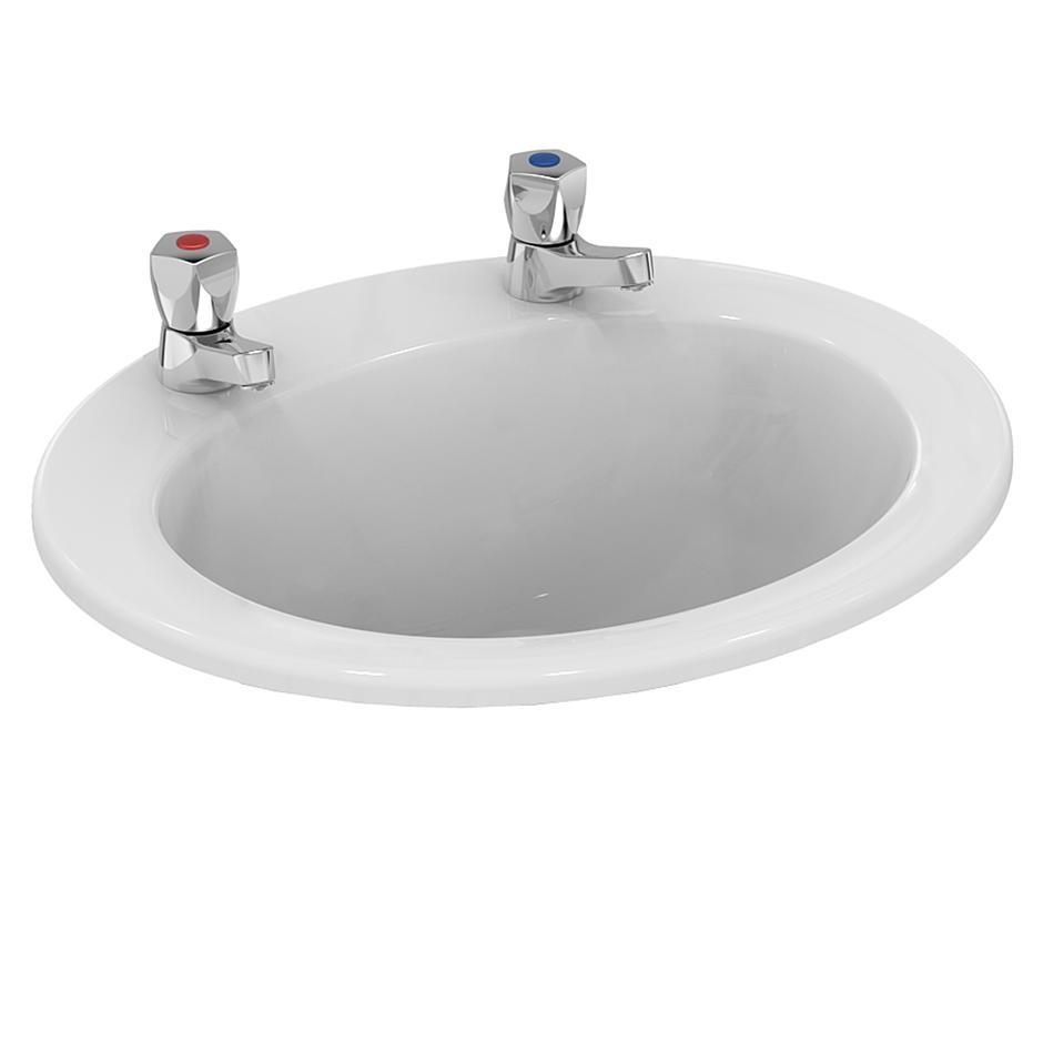 Armitage Shanks Sandringham 21 Countertop Washbasin 50cm 2 Tapholes W