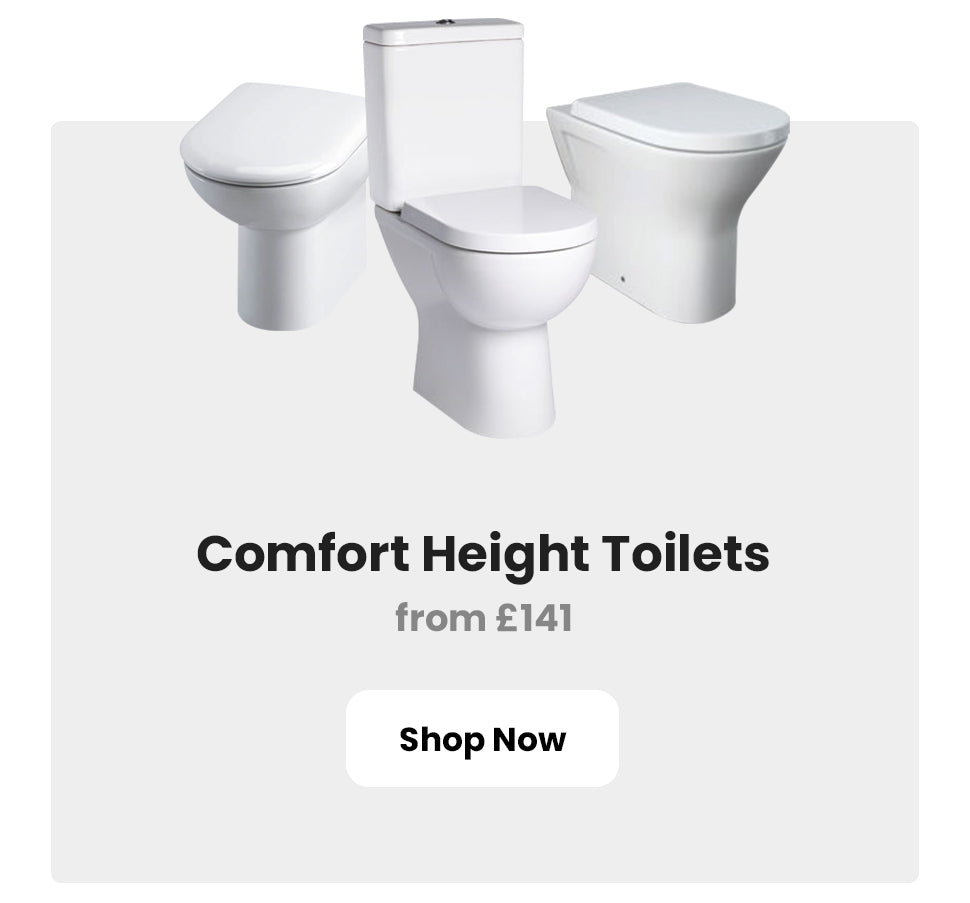 Shop Comfort Height Toilets at Unbeatable Bathrooms. Mobile Optimised Image.