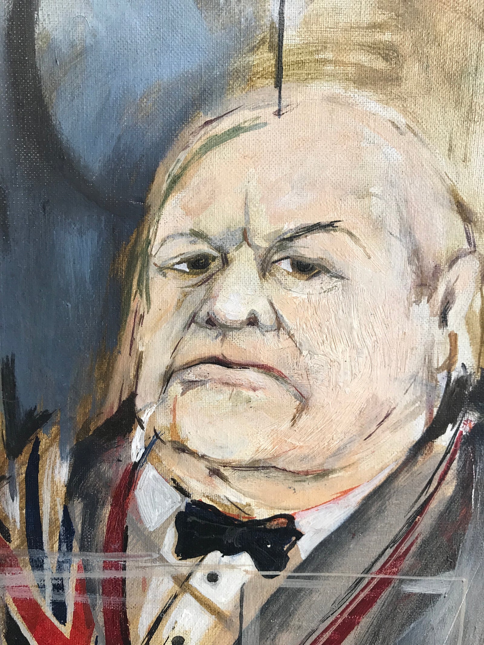 winston churchill painting