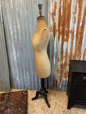 A Siegel and Stockman mannequin on original ebonised base