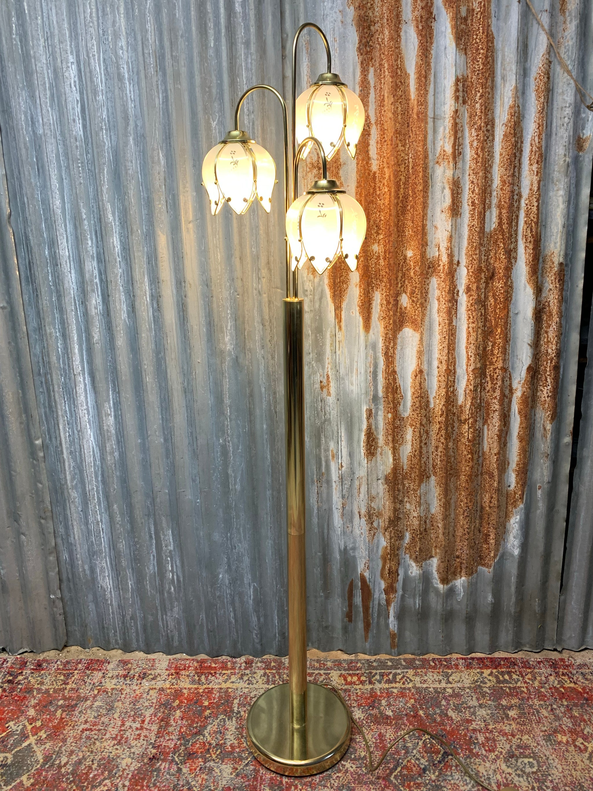 tulip floor lamp vintage